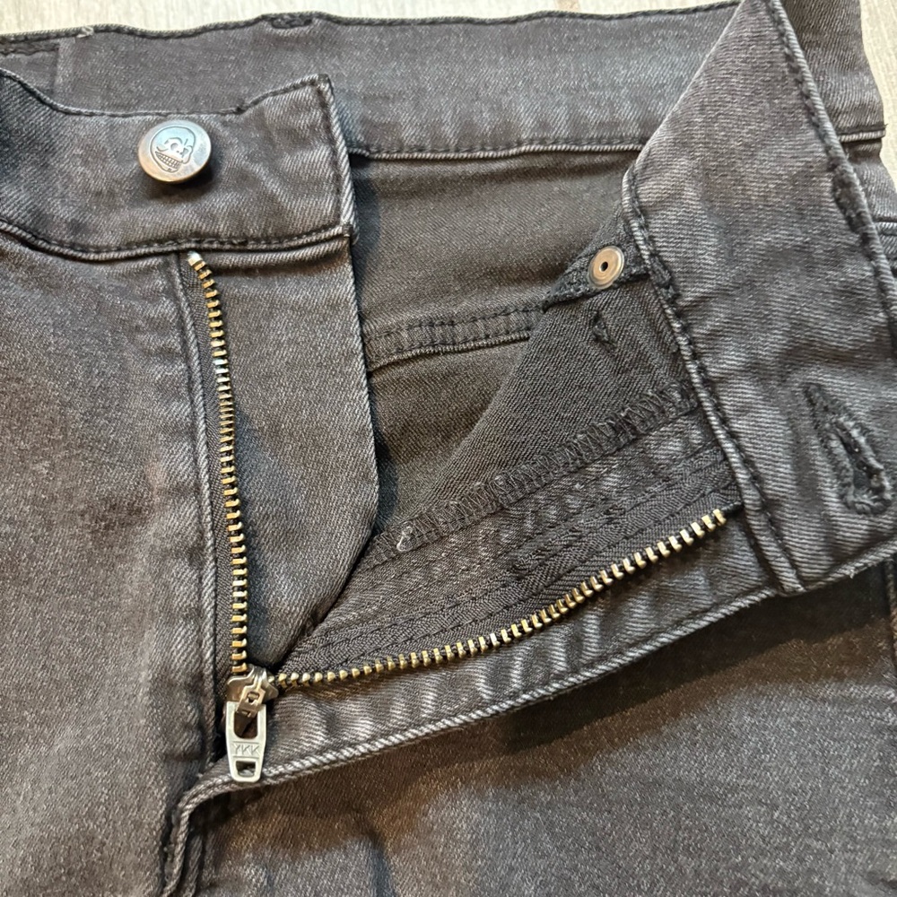 Cheap Monday High Spray Black Stone Skinny Jeans, Sz 24/25 - Picture 16 of 16